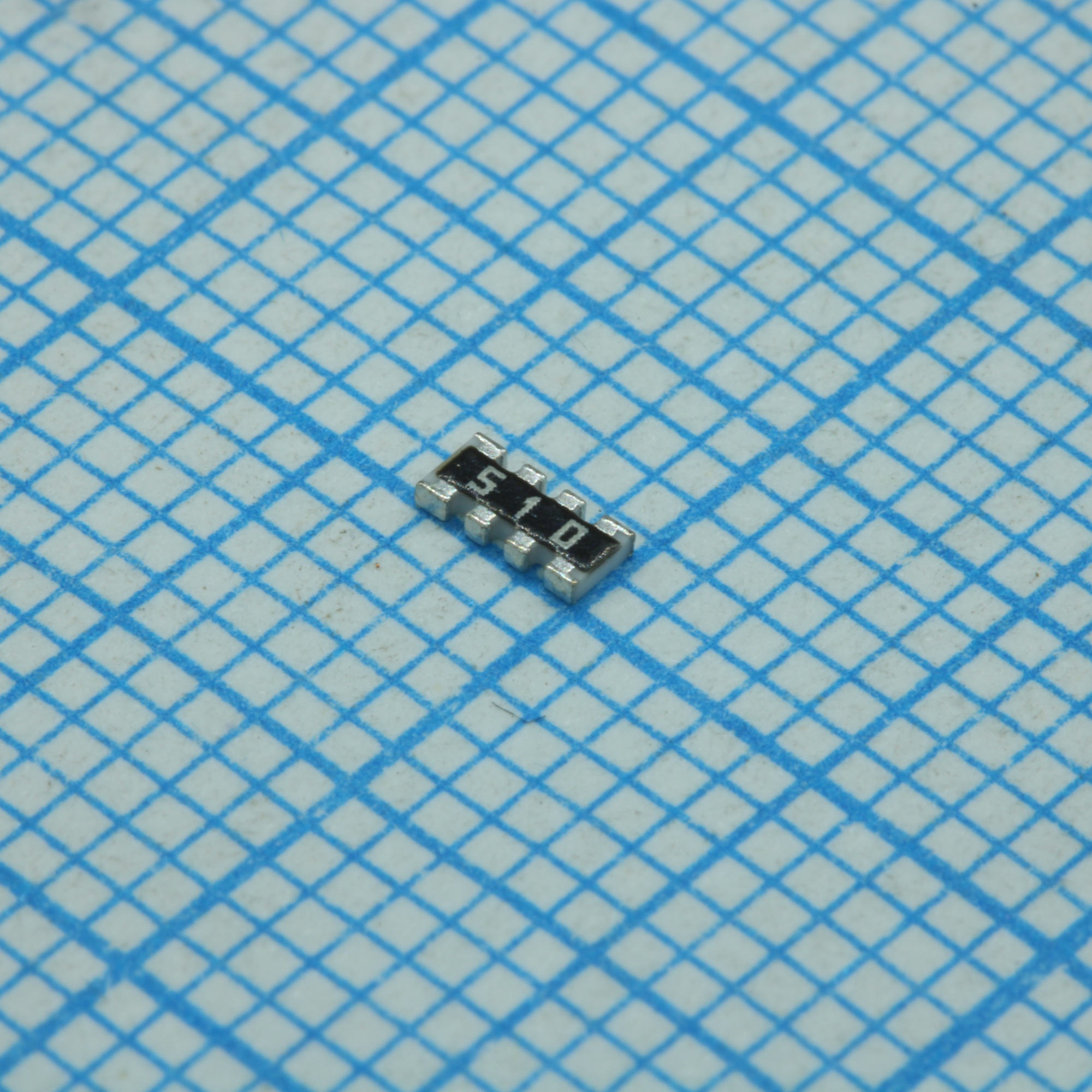 RA034A510JT - Резисторная сборка SMD 1206 4 резисторов по 51Ом, 0.25Вт