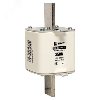 Вставка плавкая ППН-39 630/350А габарит 3 PROxima fus-39/630/350