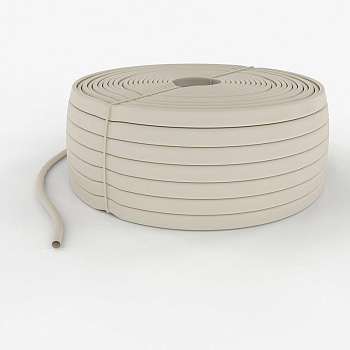 Трубка ТВ-40 ПВХ d14мм "кембрик" (м) 49-5012 - цвет белый, применяется для электроизоляции и маркировки проводов, цена за 1м