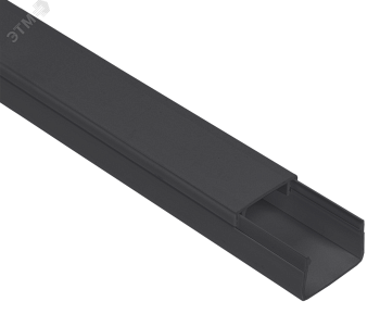 Кабель-канал 25х16 "ЭЛЕКОР" черный (50м) EL-KK10-025-016-1-K02
