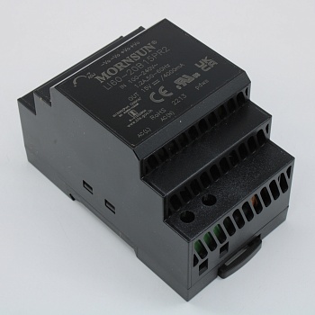 LI60-20B15PR2 - Преобразователь AC-DC на DIN-рейку 60Вт, выход 15В/4A, вход 85…264V AC, 47…63Гц изоляция 4000В AC -40…+70°С