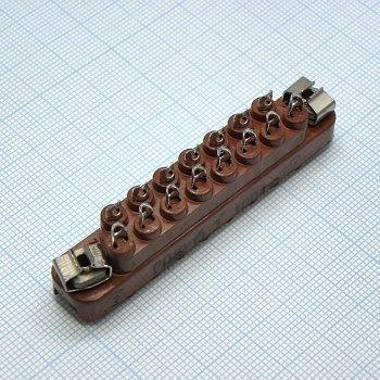 РП10-15 З розетка - Соединитель  низкочастотный, прямоугольный, внутреннего монтажа