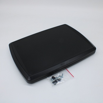 PL2984BK - Тонкий приборный корпус черного цвета из высокопрочного  пластика