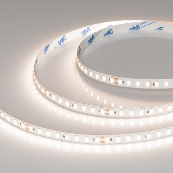 Лента ULTRA-C112-10mm 24V Warm3000 (19.2 W/m, IP20, 5630, 5m) 037452 - Светодиодная лента ULTRA-C112, открытая IP20. Светодиоды 5630, 112 шт/м (560 шт на 5 м), белая плата, ширина 10 мм, скотч 3M. Цвет ТЁПЛЫЙ 3000 K, цветопередача CRI>80, угол 120°. Питан