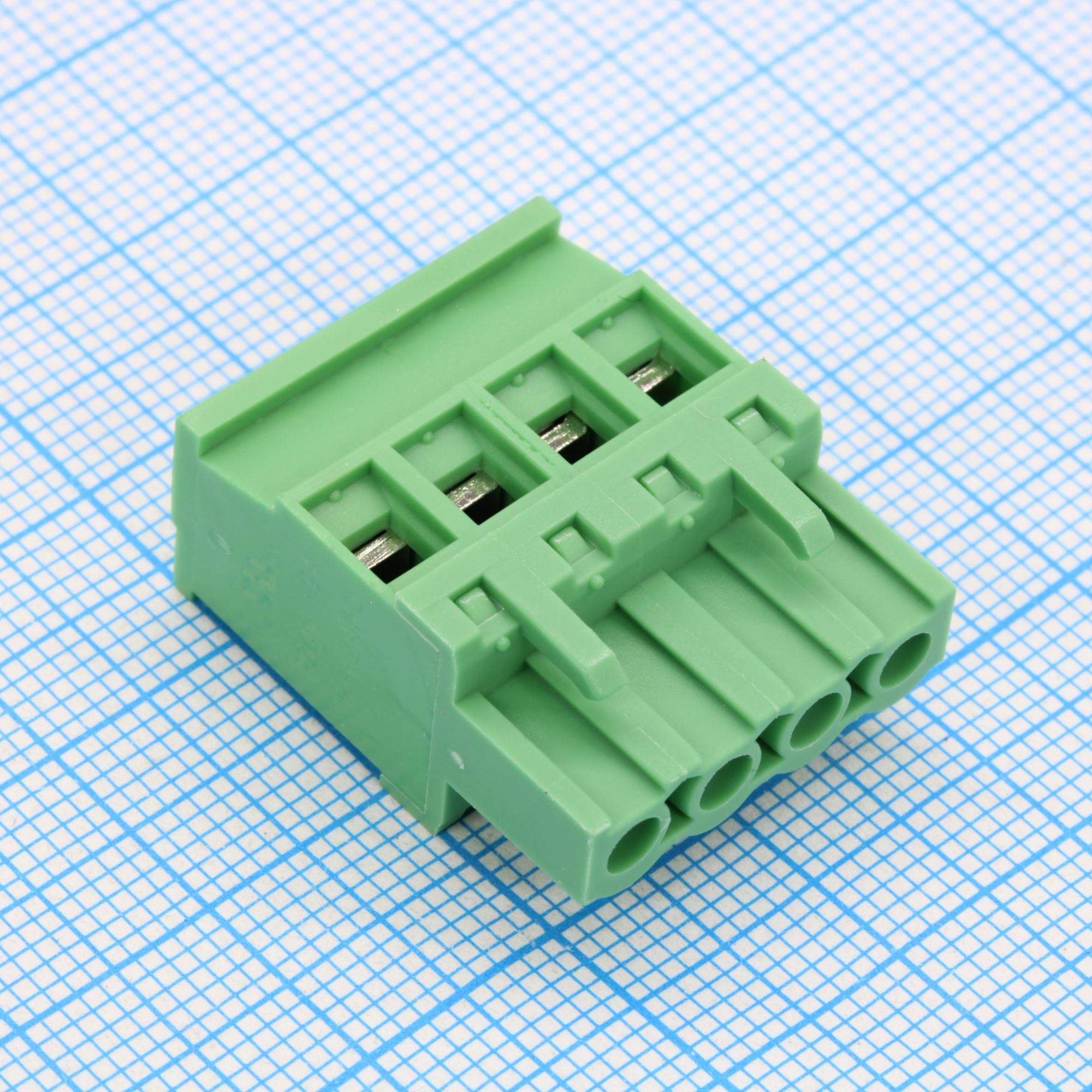 2EGTKA-5.08-04P-14-100 - Разъемный клеммный блок 4 контакта шаг 5.08мм