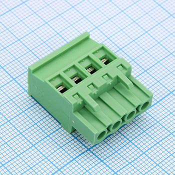 2EGTKA-5.08-04P-14-100 - Разъемный клеммный блок 4 контакта шаг 5.08мм