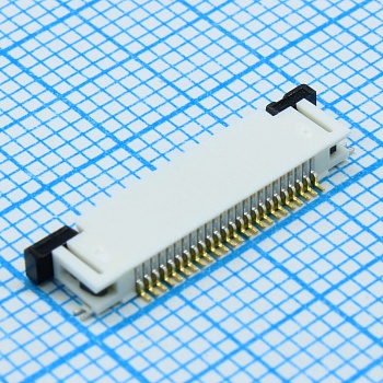 524352471 - Соединитель FFC/FPC 24 контакта шаг 0.5мм угловой SMD серия Easy-On™ лента на катушке