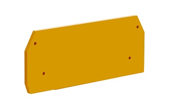 Торцевая крышка 216122 - Торцевая крышка для клемм TA16, цвет: оранжевый