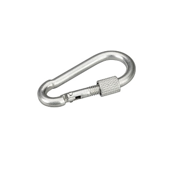 Карабин SP-HOOK-FIX-60 (SL) 030849 - Карабин стальной с винтовым фиксатором для монтажа светильников серии SP-DRAGON. Материал - металл.  Максимальная нагрузка 6 кг.