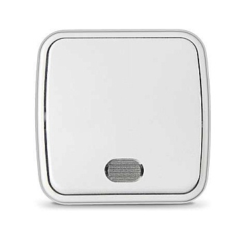 Выключатель 1-кл. ОП Электра 10А IP20 с подсветкой бел. 0019