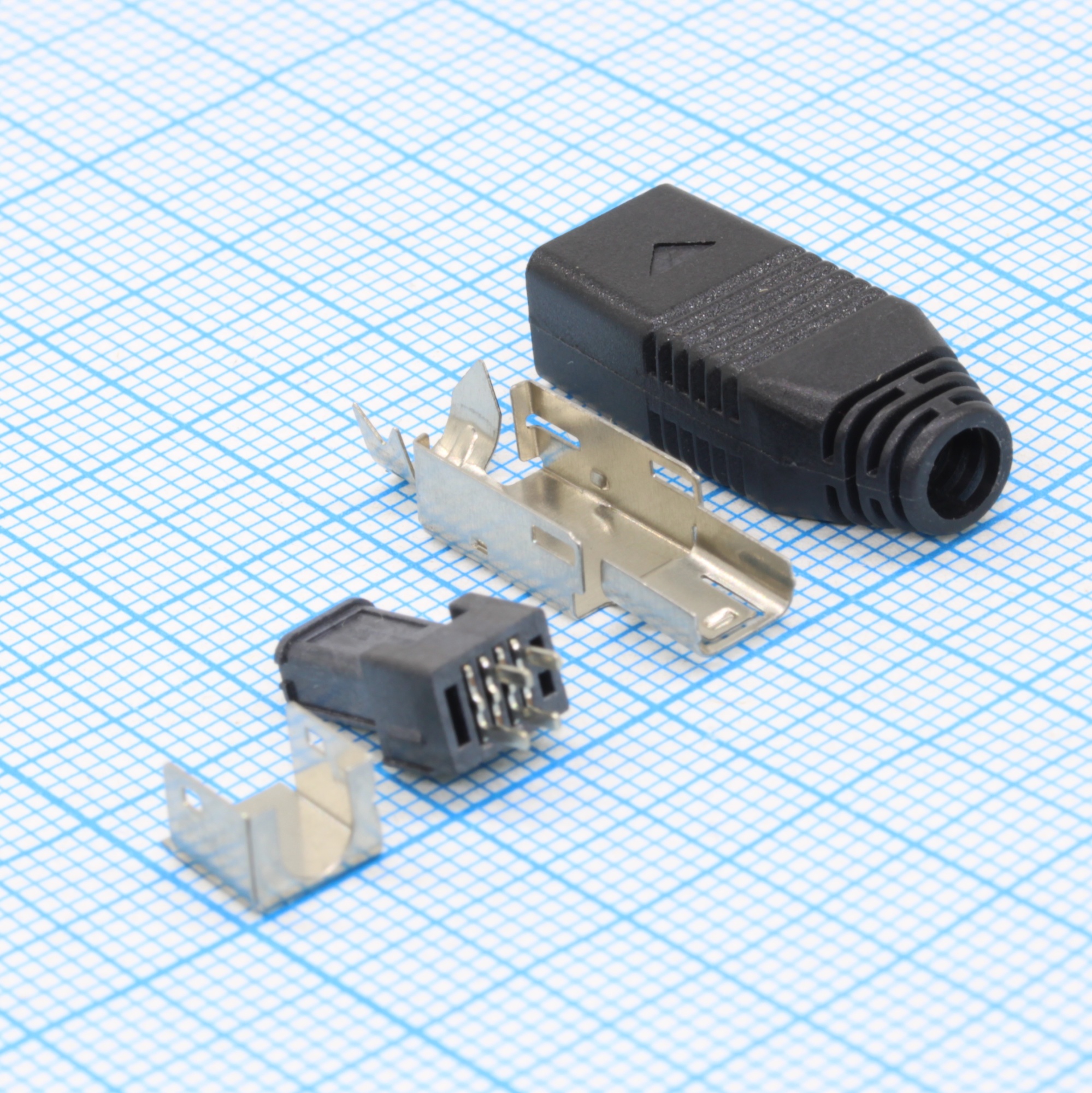 DS1105-BN60 - Разъем Mini USB тип A (вилка) 4 контакта