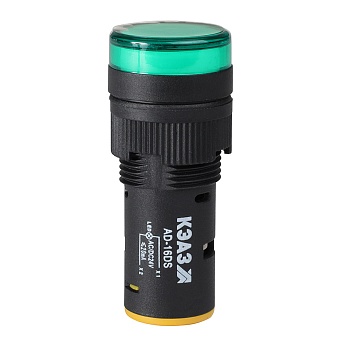 Лампа AD16DS(LED) матрица D16мм зеленый 24В AC/DC 357841