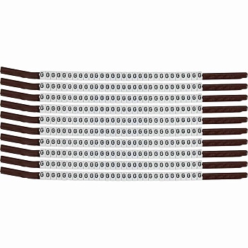 brd133916 - SCN-15-G клипсы белые, 300шт/упак, для провода 3,8-4,6мм диаметра, легенда G