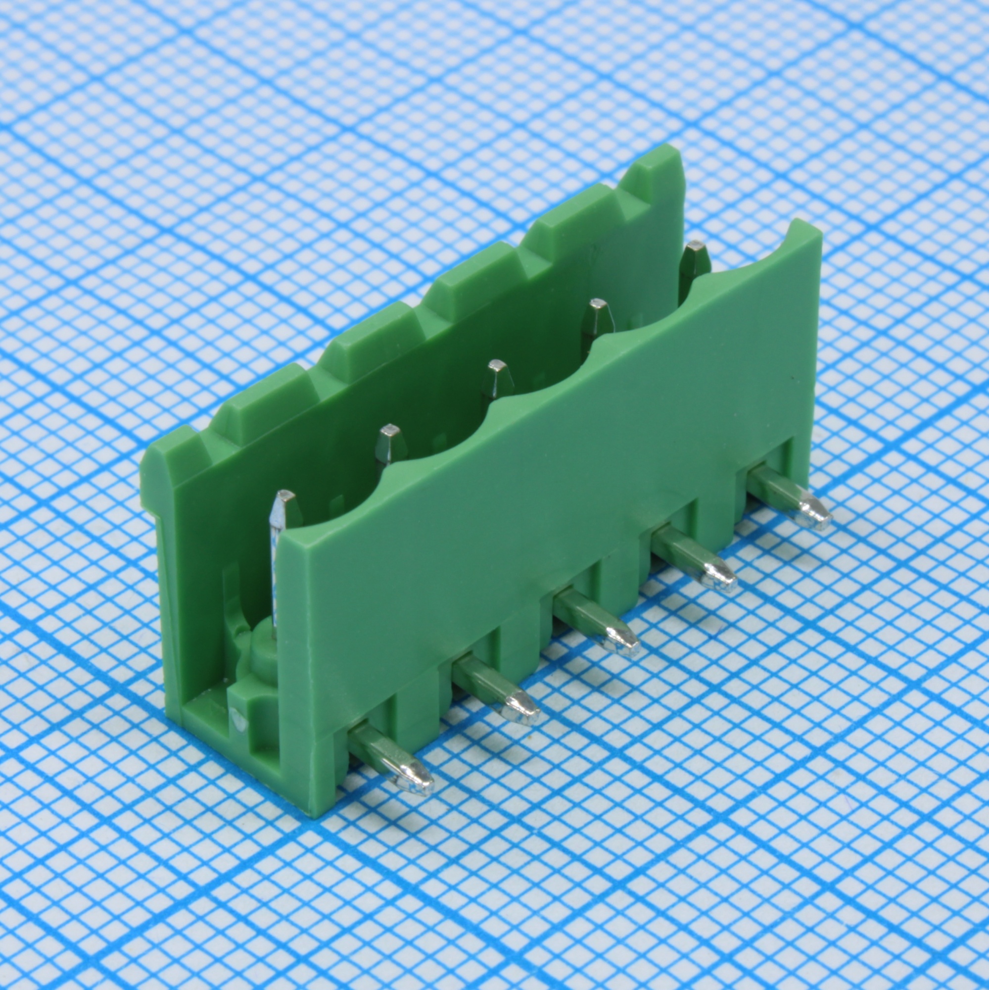 2EDGR-5.08-05P-14-100A(H) - Разъемный клеммный блок на плату, 5 контактов. Серия 2EDGR-5.08