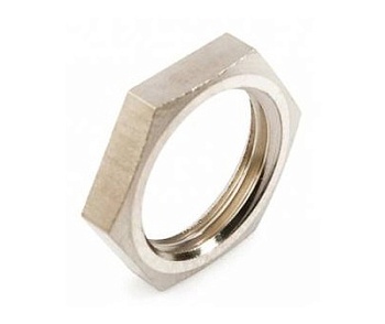 Гайка F0.000.1010.8 - Гайка, M25x1,5, латунь, тип покрытия: никель