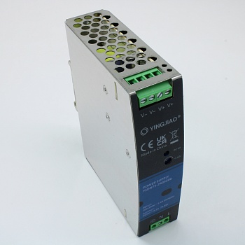 YSDN75-2403200 - AC-DC, 75 Вт, вход 90~264Vac/127~370Vdc, выход 24Vdc, в кожухе на DIN-рейку, КПД 87.5%, ном.Р_вых.>105%-130%, автоперезагрузка, 32*114.5*125 мм , -20...+70°С