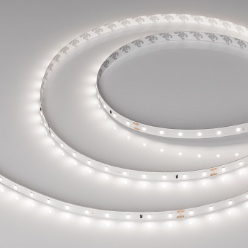 Лента IC-A60-10mm 24V Day5000 (4.6 W/m, IP20, 2835, 30m) 027031(2) - Стабилизированная лента LUX, подключение 30м в одну линию, светодиоды smd 2835, 60шт/м (1800шт на 30м), белая плата 10мм, скотч 3М. Цвет БЕЛЫЙ ДНЕВНОЙ 5000K. Питание 24V, мощность 4.6 Вт