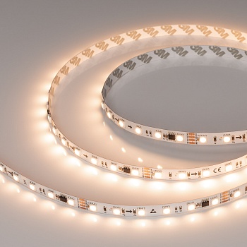 Лента SPI-B60-10mm 24V Warm3000-PX6-RAM (15 W/m, IP20, 5060, 5m) 039040 - Светодиодная лента SPI-B60, открытая IP20, с микросхемой GS8206 (битый пиксель не влияет на передачу сигнала далее по ленте, подключение внешнего контроллера). Светодиоды 5060, 60 ш