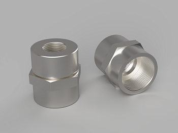 Муфта переходная М32(M)/М20(М)LT-B-RM3M1 - Муфта переходная, для установки специализированных кабельных вводов, устанавливается в место штатного каб.ввода, переход с M32 на М20, материал корпуса: металл