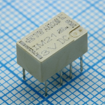 1-1462039-5 - Реле сигнальное 2А две группы на переключение катушка 3В (10x6x5.65)мм медицинского применения монтаж в отверстие
