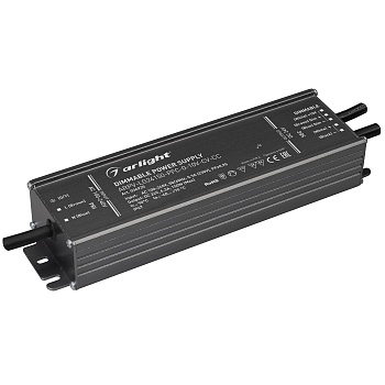 Блок питания ARPV-LG24150-PFC-0-10V-CV-CC (24V, 6.3A, 150W) 036935 - Диммируемый источник напряжения с переходом в режим источника тока по стандарту 1-10 В без полного гашения (также доступно диммирование с помощью резистора 10кОм) с гальванической развяз