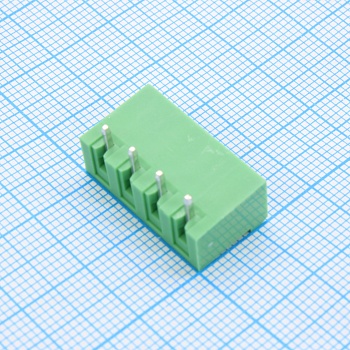 2EGTRC-5.0-04P-14-100 - Разъемный клеммный блок на плату, 4 контакта. Серия 2EGTRC-5.0