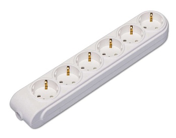 Колодка удлинителя 6-м с заземл. защ. шторки N6210000