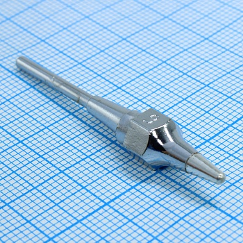 XDS 6 desoldering tip 0.7x1.9 L 16.5mm - Распаивающая насадка для паяльников DSX 120/WXDP 120/WXDV 120, 0,7х1,9мм L=16,5мм