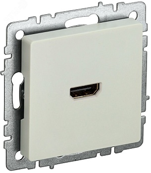 BRITE Розетка HDMI РHDMI-0-БрКр бежевый BR-H10-K10