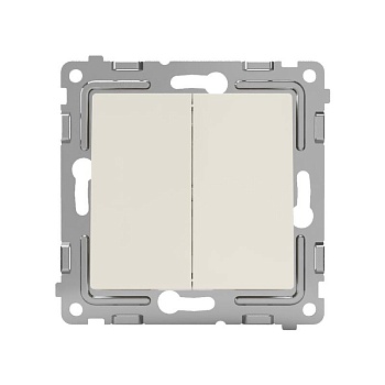 Выключатель 2-кл. СП Pixel 10А IP20 механизм беж. TKE-PX-V2-C02