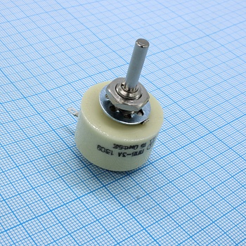 ППБ-3А      15 ±5% - Резистор переменный проволочный 15Ом ±5% 3Вт