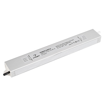 Блок питания ARPV-12100-SLIM-D (12V, 8.3A, 100W) 026433 - Источник напряжения с гальванической развязкой для светодиодных изделий. Входное напряжение 170-265 VAC. Выходные параметры: 12 В, 8,3 А, 100 Вт. Встроенный PFC >0,5. Герметичный алюминиевый корпус