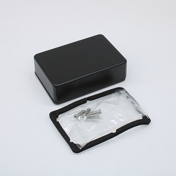 BS31BK - Герметичный алюминиевый корпус с прокладкой, IP66, черный