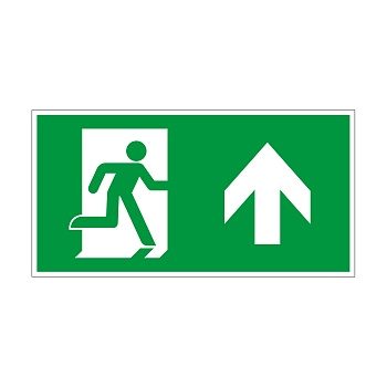 Пиктограмма EMGP-VECTOR-UP (Стрелка вверх) 046664 - Пиктограмма "Стрелка вверх" для аварийных панелей серии EMG-VECTOR.