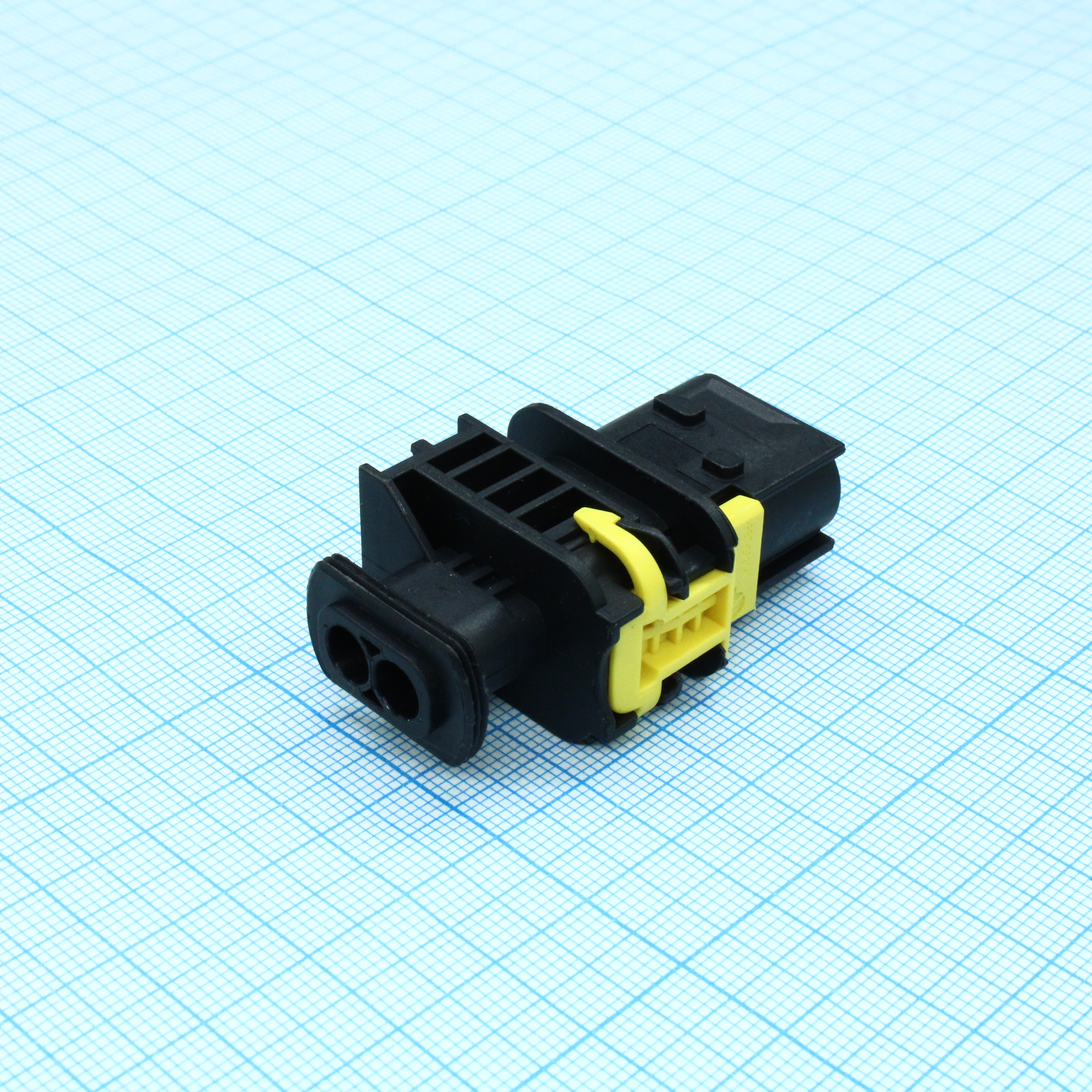 1-1703839-1 - Разъем в сборе 2 контакта 2.8х0.8 вкладка