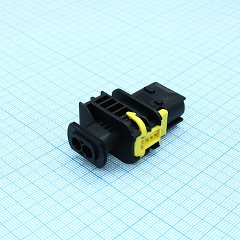 1-1703839-1 - Разъем в сборе 2 контакта 2.8х0.8 вкладка