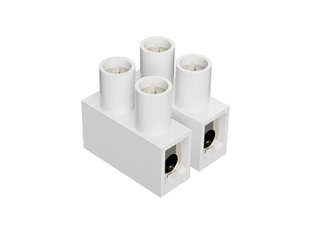 Клеммная колодка 4E / 2DS GW - Клеммные колодки, Тип 4 DS GW, 2 полюса, Glow Wire, делимые, с защитой провода, номинальное сечение провода: 1,5 мм кв., номинальные характеристики: 400 V; 17,5 A; серия Appliance