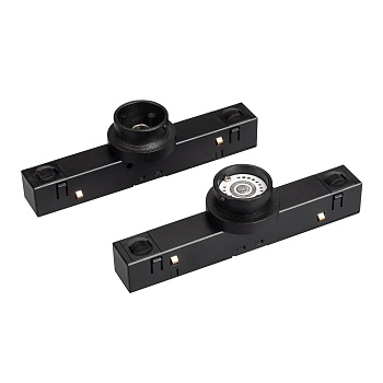 Адаптер MAG-FLEX-ADAPTER (BK) 034068 - Адаптер для монтажа светильников FLEX-TUBE на трек серии FLEX. Напряжение питания 48V.  В комплекте 2 адаптера: токопроводящий и не токопроводящий.