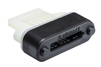 Заглушка Z5.562.7553.1 - Заглушка на плоский кабель, серия podis, для кабеля: 7x2.5 мм кв. и 7x4 мм кв., IP65, цвет: черный / прозрачный