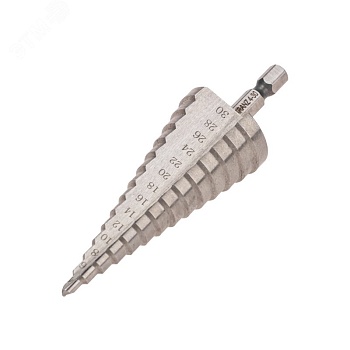 Сверло по металлу ступенчат 4-30мм 98 мм 62 HRC KR-12-6602