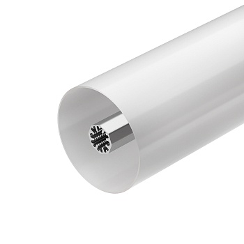 Профиль SL-ROUND-D70-360deg-2000 ANOD 037770 - Алюминиевый анодированный профиль для светодиодных лент и линеек. Габаритные размеры профиля (LхWхH): 2000x20x20 мм. Габаритные размеры профиля с экраном (LхD): 2000xD70 мм. Восемь площадок для ленты. Ширина 