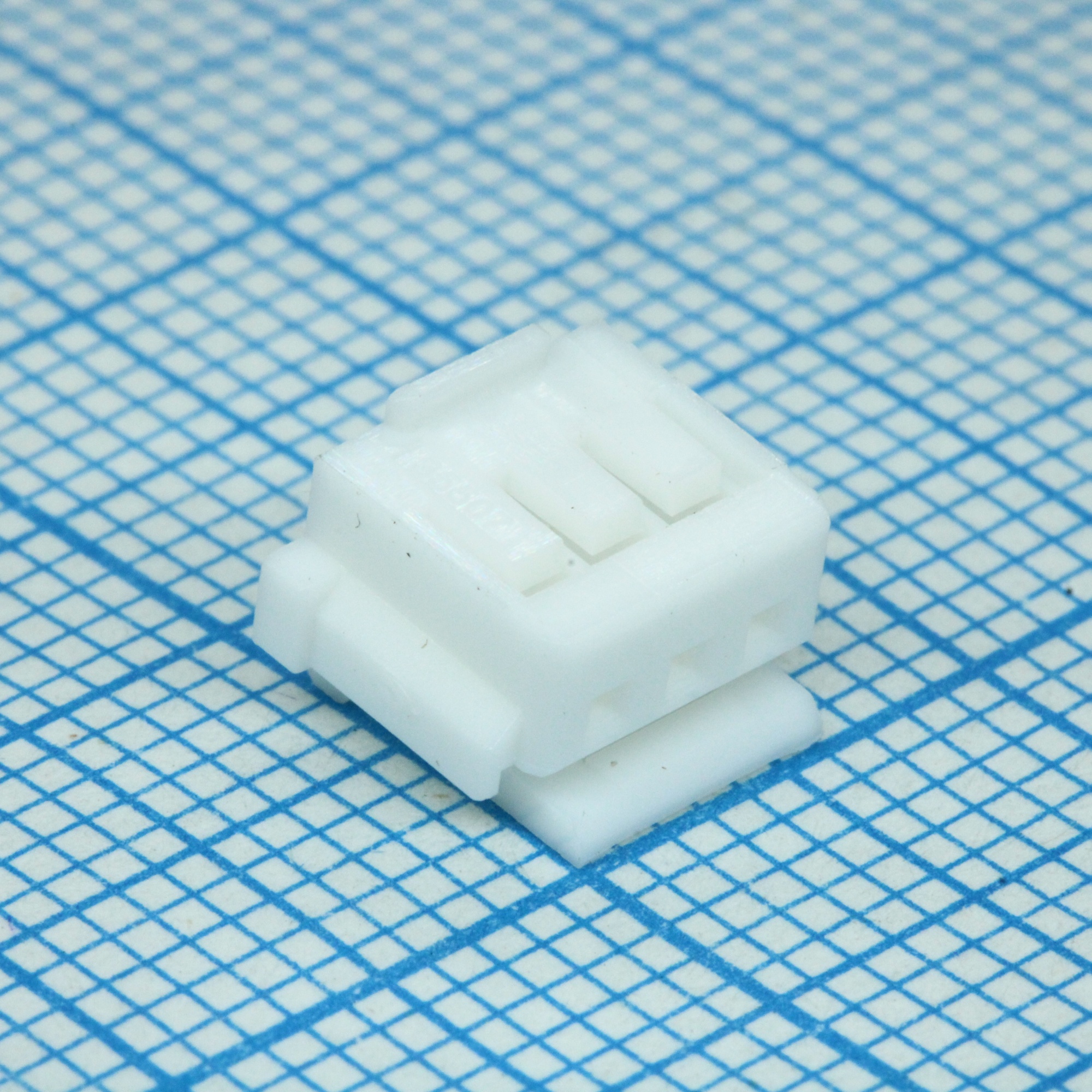 355070300 - Корпус однорядного разъема с шагом 2мм, на 3 контакта пакет