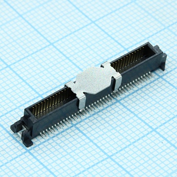 550910874 - Соединитель плата-плата шаг 0.635мм, вилка, высота от 6 до 12мм, ширина 6,4мм, 80 контактов