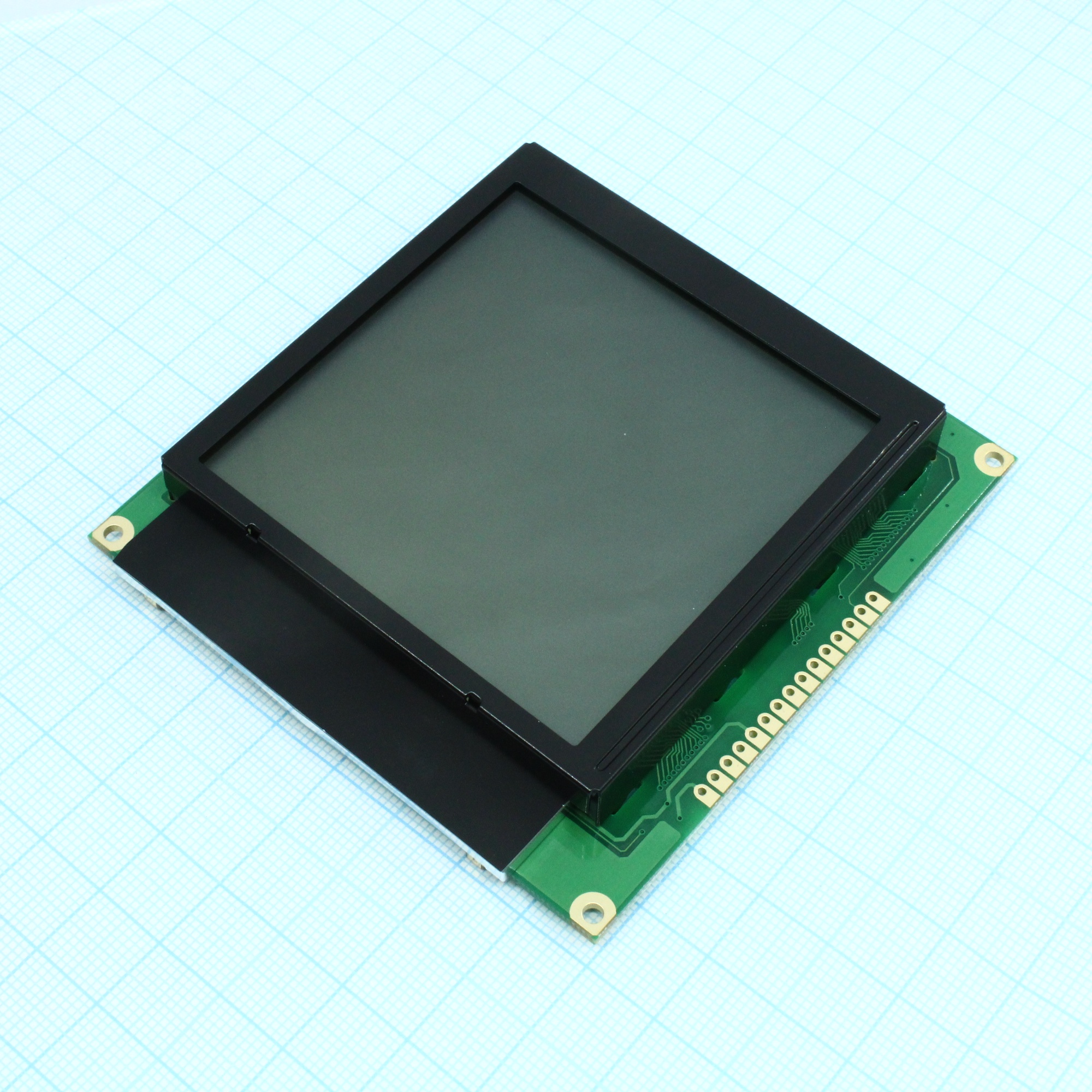 WG160160A-TFH-VZ# - ЖКИ 160 x 160 FSTN белый позитив/Transflective, 6o'clock, -20...+70С