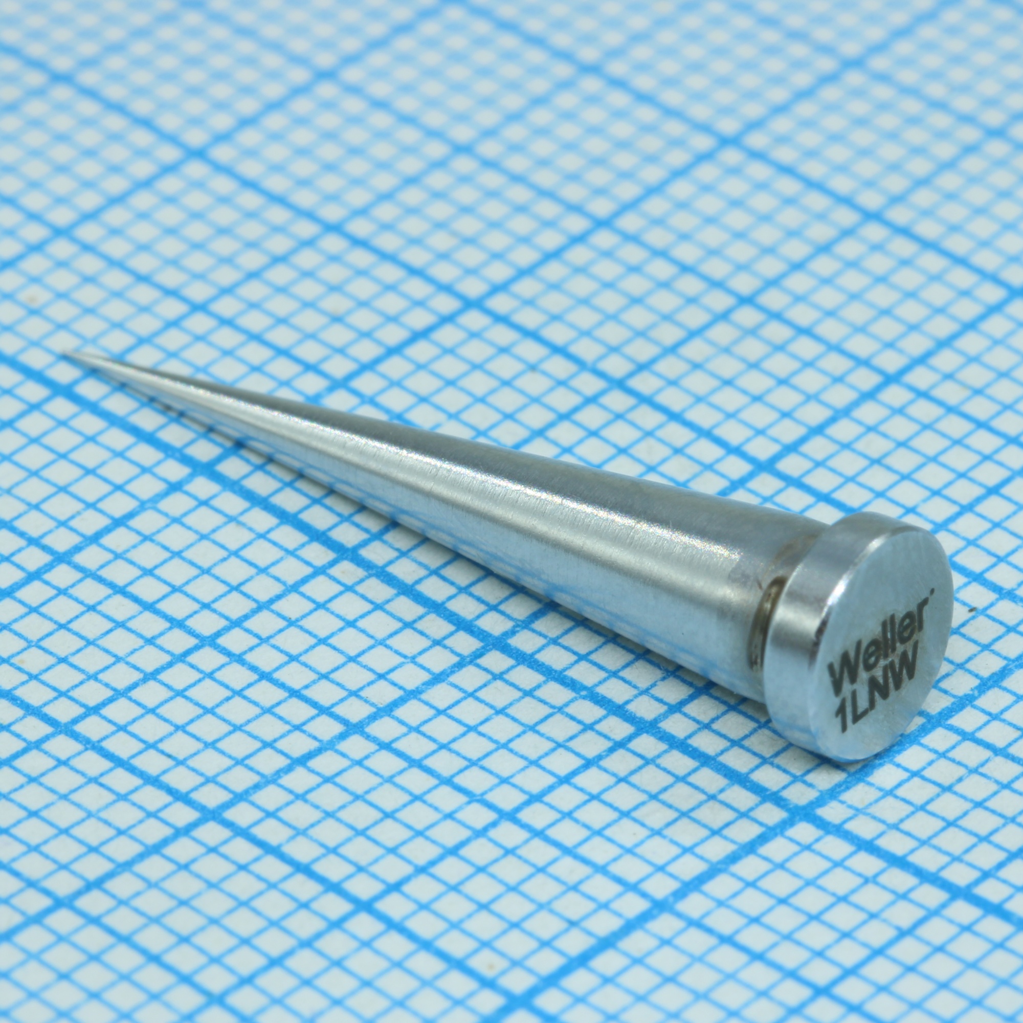 LT 1LNW soldering tip 0,1mm Chromed - Жало для паяльника WP80/WSP80/FE75, длинный конус D=0,1мм, L=25,4мм