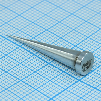 LT 1LNW soldering tip 0,1mm Chromed - Жало для паяльника WP80/WSP80/FE75, длинный конус D=0,1мм, L=25,4мм