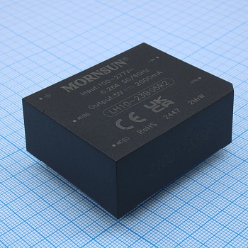 LH10-23B05R2 - Преобразователь АC/DC на печатную плату, 10 Вт выход 5 В/2.0 А