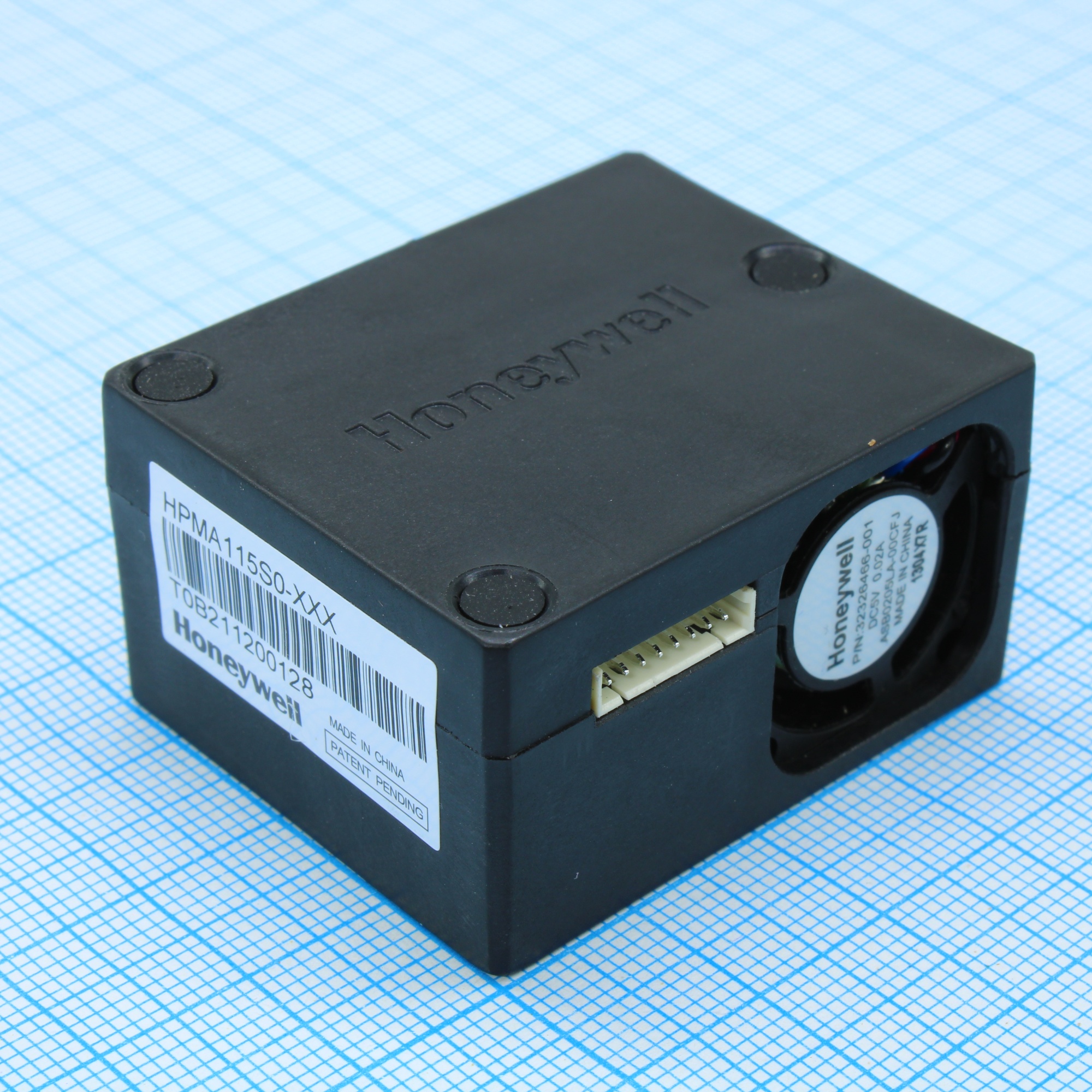 HPMA115S0-XXX - Датчик качества воздуха (датчик твердых частиц) питание 5В коробка / 43 mm x 36,00 mm x 23,7 mm