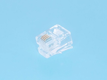 TP-6P4C - Вилка RJ-11,  6P4C