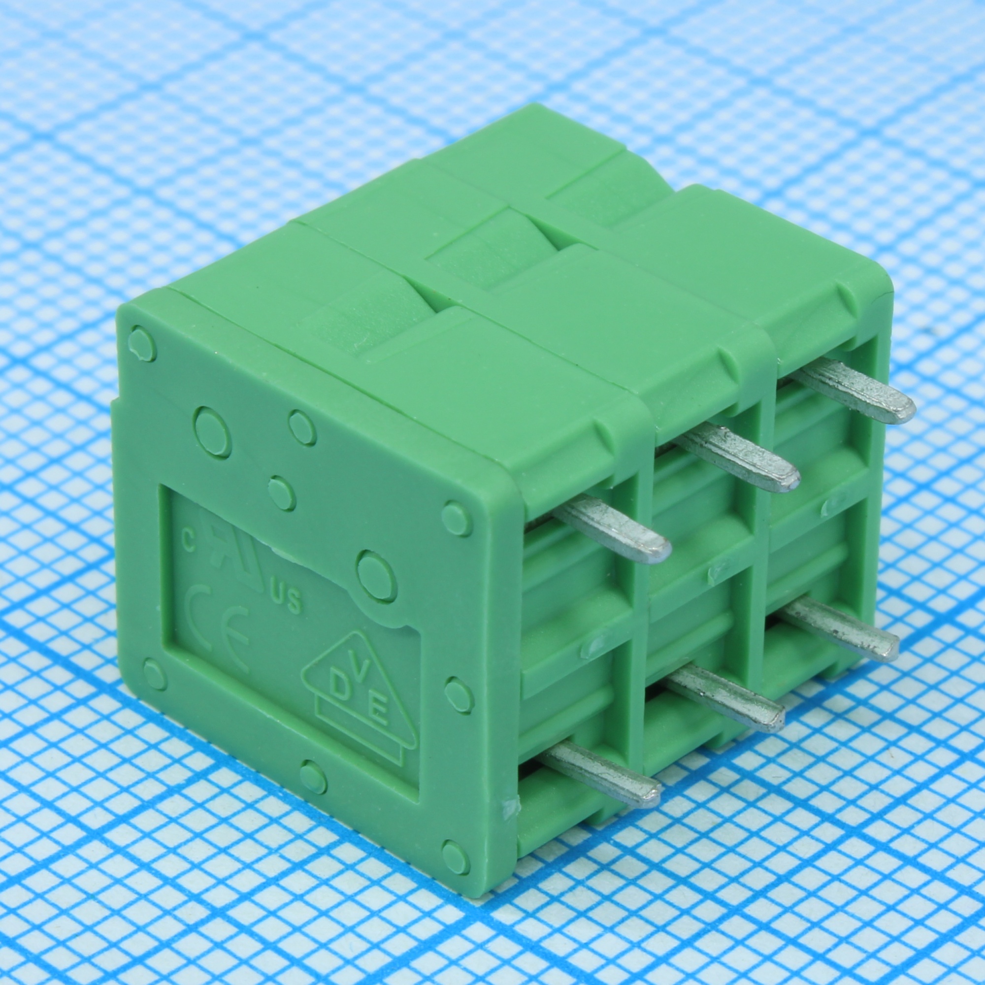 DG271V-5.0-03P-14-00A(H) - Нажимной безвинтовой клеммный блок 3 контакта. Серия DG271V-5.0